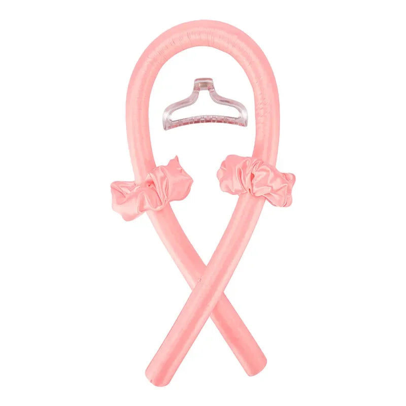 Heatless Curling Rod Headband No Heat Silk Curls Ribbon Hair Rollers Sleeping Soft Headband Lazy Hair Curlers Hair Styling Tools Quick Pick Grocers